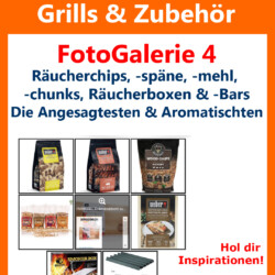 RÄUCHERCHIPS, -BARS & -Boxen<br><br> Infografik Fotoalbum Grillen Galerie 4 Räucherchips, Räucherspäne, Räucher-Chunks, Räucherbretter, Grillbretter, Aroma-Bars, Räucherboxen