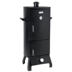 Tepro Gas-Räucherofen "Lockport"<br><br> Produktbild Tepro Gas-Räucherofen "Lockport", schwarz. 3 verchromte Grillroste, 2-geteilte, doppelwandige Tür, Thermometer, pulverbeschichtetes Gehäuse