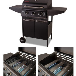 ACTIVA GAsgrill Alabama<br><br> Produktbild ACTIVA Gasgrill Alabama 3 Brenner je 3,2 KW (9,6 KW) Grillwagen Gas Grill BBQ Barbeque Gril