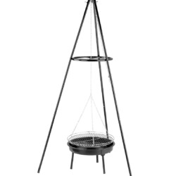 ACTIVA Schwenkgrill INDIANA höhenverstellbar<br><br> Produktbild ACTIVA 11100 Schwenkgrill Indiana. Grillrost höhenverstellbar durch Kettenzug. Grillfläche: Feuerwanne emailliert