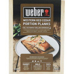Weber Räucherbretter aus Zedernholz<br><br> Produktbild Weber 17832 Räucherbretter aus Zedernholz 11x15 cm, 4 Stück, Räuchern, Aroma